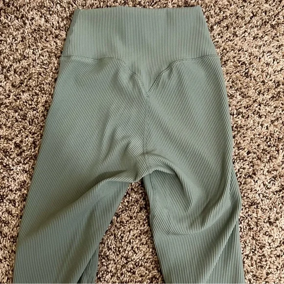 Erin Oprea Basics - Dark Sage Ribbed Workout Set - Picture 13 of 14